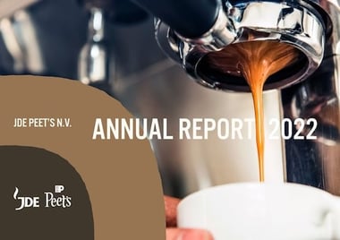 jde peets annual report 2022 cover resized